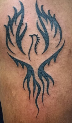 Phoenix tattoo by PRANA Tattoo and Piercing Studio in Vellore
